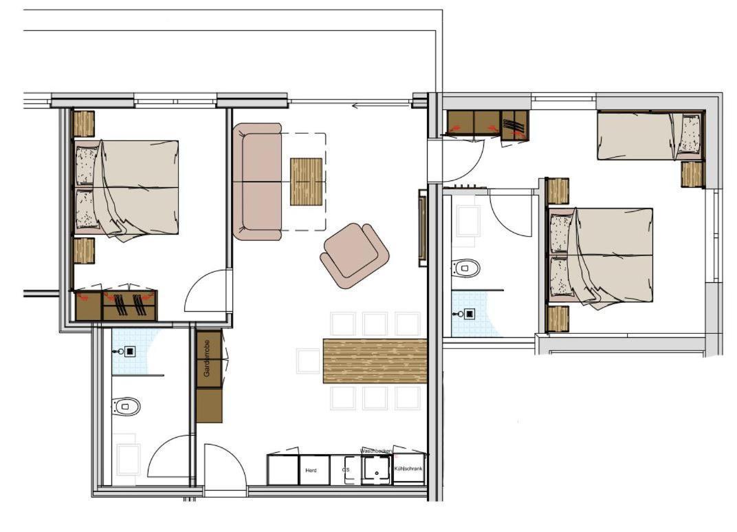 Appartement Pension Strolz Bichlbach Kültér fotó
